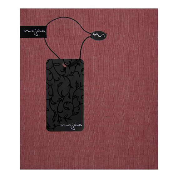Majea Damen Loop Schal Cary – Eleganter Schlauchschal unifarben – 170x75cm weicher Rundschal für Business & Alltag (marsala)