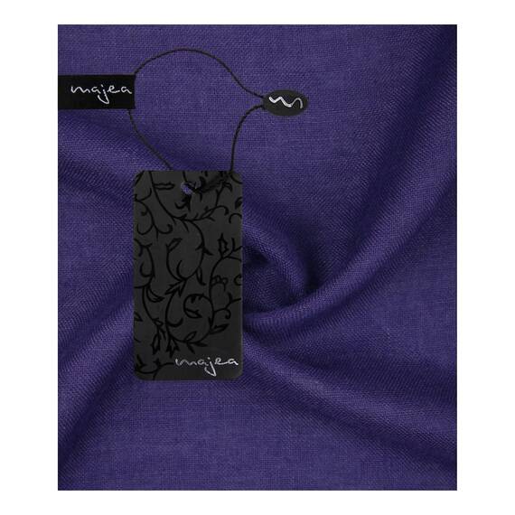 Majea Loop Cary Basic Schal Tuch Damen-schal Schlauchschal Rundschal Halstücher uni unifarben Loopschal einfarbig, Lila, 170x80