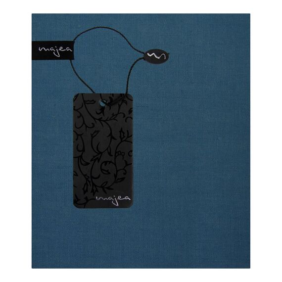 Majea Damen Loop Schal Cary – Eleganter Schlauchschal unifarben – 170x75cm weicher Rundschal für Business & Alltag (petrol)