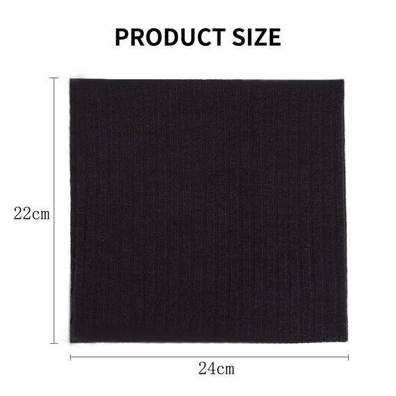 HGDGears Fleece Halswärmer Winddicht Thermo Gestrickt Schlauchschal für Herren Damen Dicker Winter Kaltes Wetter Gestrickter Kreis Schal für Outdoor Sport