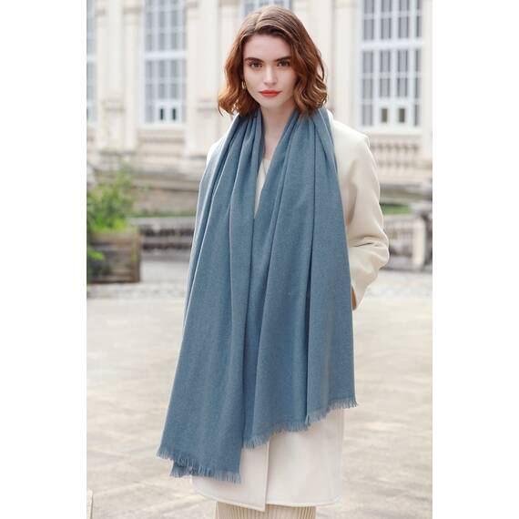 RIIQIICHY Damen Schal Winter Blau Pashmina Stola Festlich Herbst xxl schals Tücher für Abendkleider Frauen Hochzeit Schultertuch