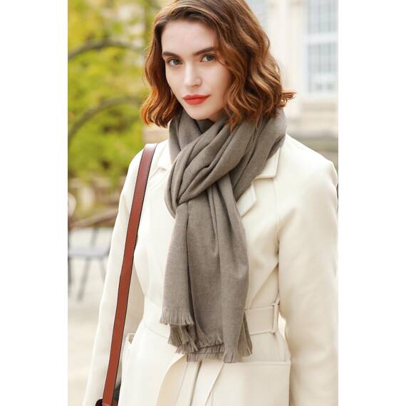 RIIQIICHY Damen Schal Winter Khaki Pashmina Stola Festlich Herbst xxl schals Tücher für Abendkleider Frauen Hochzeit Schultertuch
