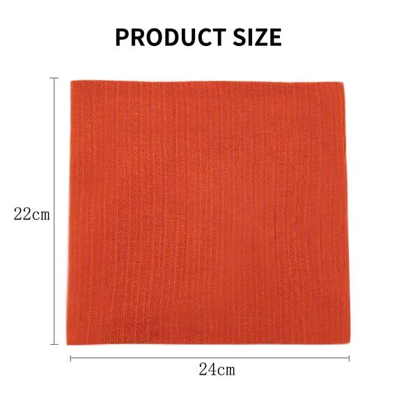 HGDGears Fleece Halswärmer Winddicht Thermo Gestrickt Schlauchschal für Herren Damen Dicker Winter Kaltes Wetter Gestrickter Kreis Schal für Outdoor Sport(Orange)