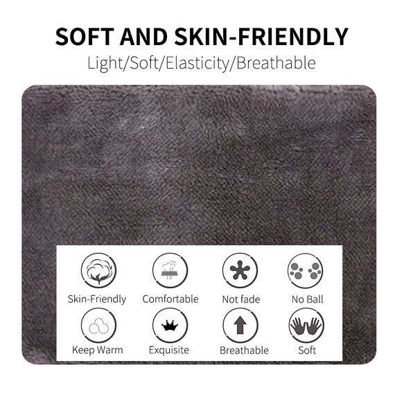 HGDGears Fleece Halswärmer Winddicht Thermo Gestrickt Schlauchschal für Herren Damen Dicker Winter Kaltes Wetter Gestrickter Kreis Schal für Outdoor Sport