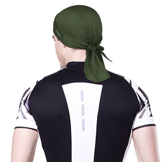 HASAGEI Sports Bandana Cap Durag Bandana Kopftuch Fahrrad Kopfbedeckung Atmungsaktiv nimmt Schweiß auf Hat