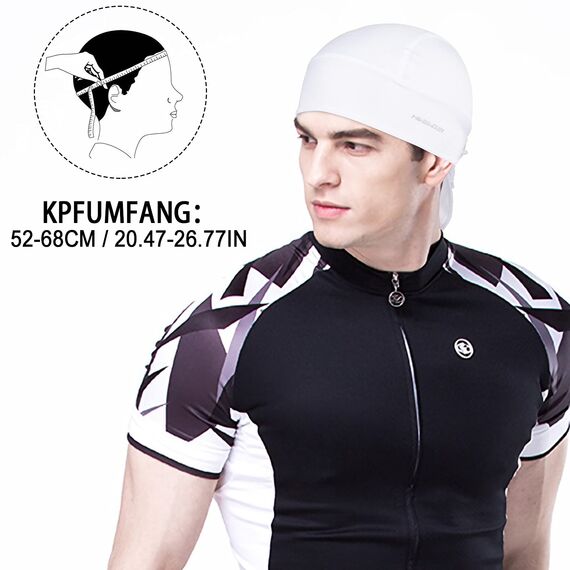 HASAGEI Sports Bandana Cap Bandana Kopftuch Fahrrad Kopfbedeckung Atmungsaktiv nimmt Schweiß auf Hat