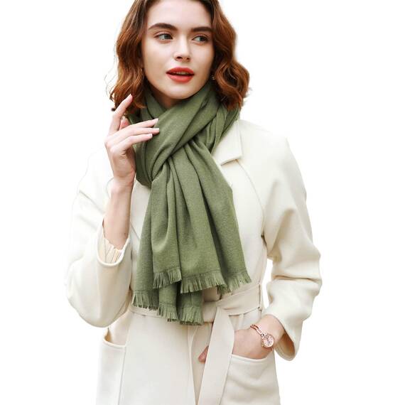 RIIQIICHY Damen Schal Winter Grün Pashmina Stola Festlich Herbst xxl schals Tücher für Abendkleider Frauen Hochzeit Schultertuch Frühling