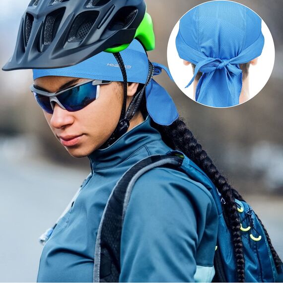 HASAGEI Sports Bandana Cap Bandana Kopftuch Fahrrad Kopfbedeckung Atmungsaktiv nimmt Schweiß auf Hat