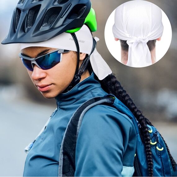 HASAGEI Sports Bandana Cap Bandana Kopftuch Fahrrad Kopfbedeckung Atmungsaktiv nimmt Schweiß auf Hat