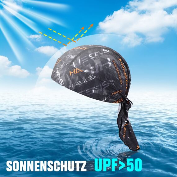 HASAGEI Sports Bandana Cap Durag Bandana Kopftuch Fahrrad Kopfbedeckung Atmungsaktiv nimmt Schweiß auf Hat