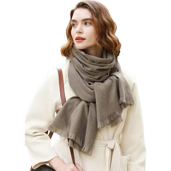RIIQIICHY Damen Schal Winter Khaki Pashmina Stola Festlich Herbst xxl schals Tücher für Abendkleider Frauen Hochzeit Schultertuch