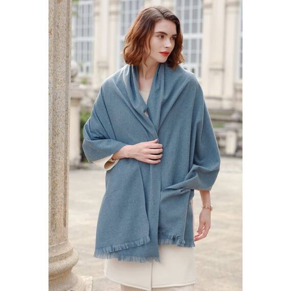 RIIQIICHY Damen Schal Winter Blau Pashmina Stola Festlich Herbst xxl schals Tücher für Abendkleider Frauen Hochzeit Schultertuch