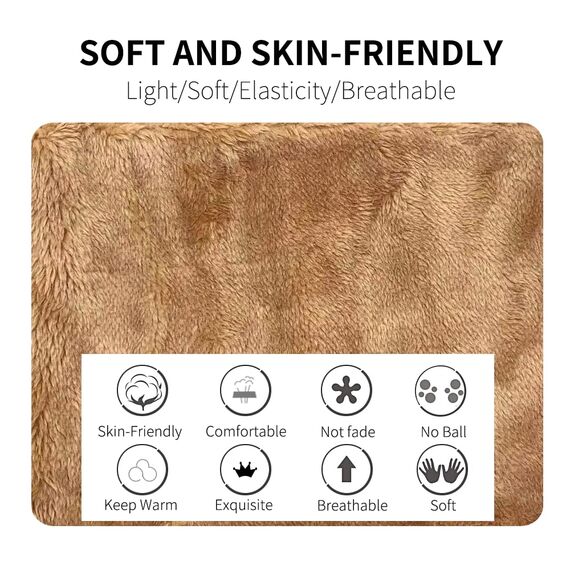 HGDGears Fleece Halswärmer Winddicht Thermo Gestrickt Schlauchschal für Herren Damen Dicker Winter Kaltes Wetter Gestrickter Kreis Schal für Outdoor Sport (Gelb)