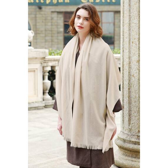 RIIQIICHY Damen Schal Winter Beige Pashmina Stola Festlich Herbst xxl schals Tücher für Abendkleider Frauen Hochzeit schultertuch