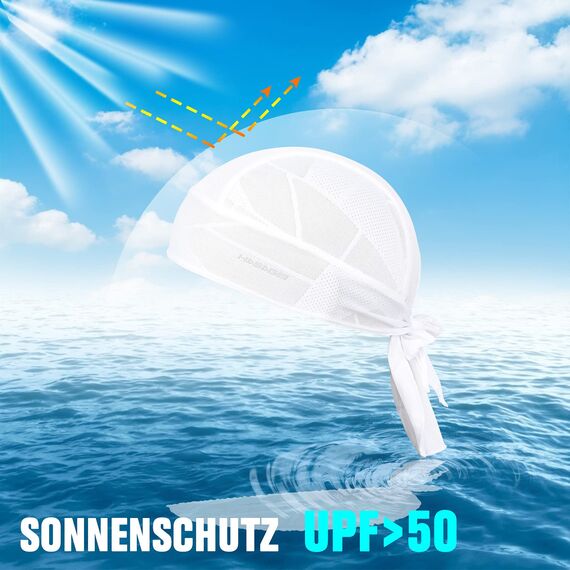 HASAGEI Sports Bandana Cap Bandana Kopftuch Fahrrad Kopfbedeckung Atmungsaktiv nimmt Schweiß auf Hat