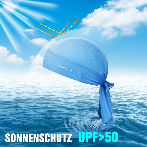 HASAGEI Sports Bandana Cap Bandana Kopftuch Fahrrad Kopfbedeckung Atmungsaktiv nimmt Schweiß auf Hat