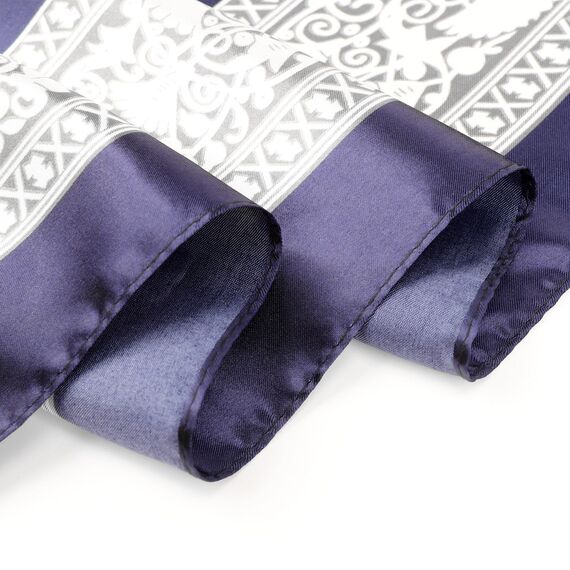 DRESHOW 90x90cm Große Quadratische Schals für Damen 4 Stück Seide Kopftuch Bandanas Haartuch Halstuch Haarschmuck