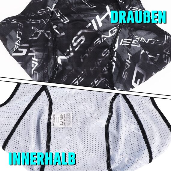 HASAGEI Sports Bandana Cap Bandana Kopftuch Fahrrad Kopfbedeckung Atmungsaktiv nimmt Schweiß auf Hat