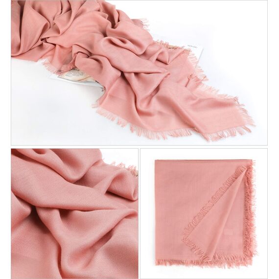 Superora Damen Halstuch Schultertuch Schal Scarf Stola Quadratischer Deckenschal mit Fransen 140 * 140cm