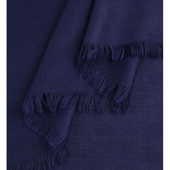 Superora Damen Halstuch Schultertuch Schal Scarf Stola Quadratischer Deckenschal mit Fransen 140 * 140cm