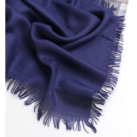 Superora Damen Halstuch Schultertuch Schal Scarf Stola Quadratischer Deckenschal mit Fransen 140 * 140cm