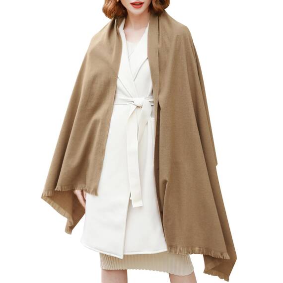 RIIQIICHY Damen Schal Winter Kamel Pashmina Stola Festlich Herbst xxl schals Tücher für Abendkleider Frauen Hochzeit Schultertuch