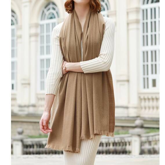 RIIQIICHY Damen Schal Winter Kamel Pashmina Stola Festlich Herbst xxl schals Tücher für Abendkleider Frauen Hochzeit Schultertuch