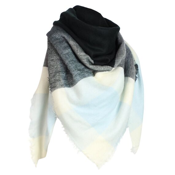 Glamexx24 XXL Kuschelige, Warme und Wunderschöne Damen Poncho Schal Mit Verschiedenen Muster