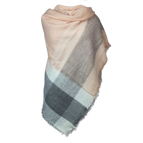 Glamexx24 XXL Kuschelige, Warme Und Wunderschöne Damen Poncho Schal Mit Verschiedenen Muster, 2 Rosa, Einheitsgröße