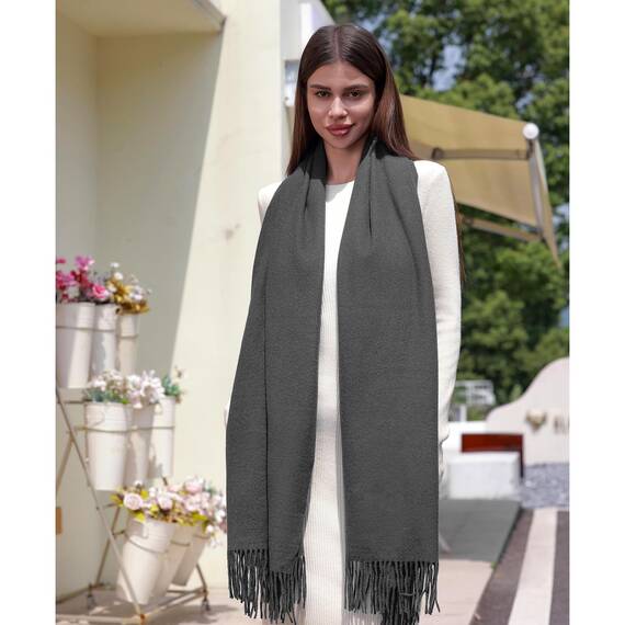 RIIQIICHY Damen Schal Gelb Stola Festlich für Abendkleid Pashmina Schals Tücher für Frauen Hochzeit Schultertuch Frühling Winter Schal Warme Kuschelig
