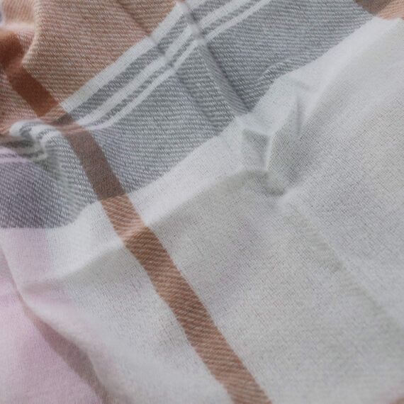 Glamexx24 Winter Warm Karierte Schals für Damen, XXL Große Schal Halstuch Unisex Schal Poncho Form Winterschal