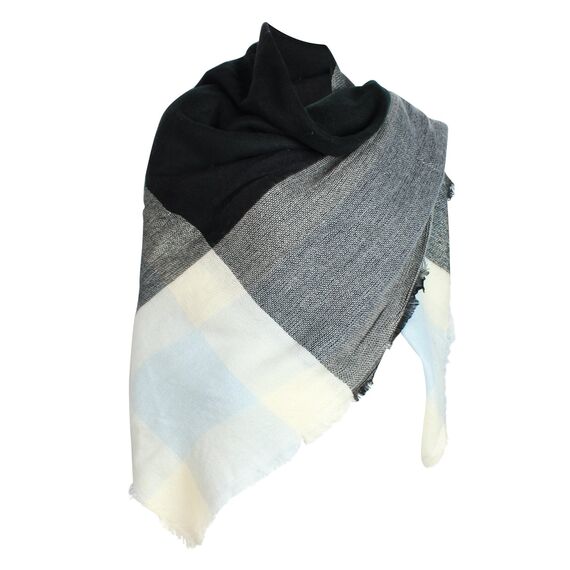 Glamexx24 XXL Kuschelige, Warme und Wunderschöne Damen Poncho Schal Mit Verschiedenen Muster