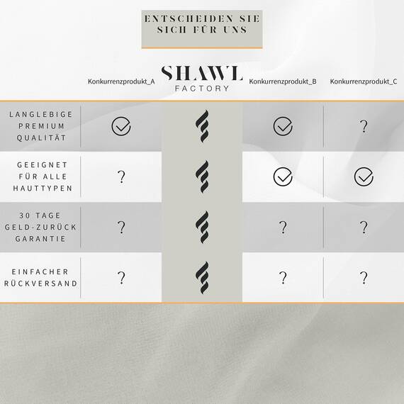 Shawl Factory Chiffon Schal Damen Creme - Seidenweich und Federleicht - Eleganter Halstuch Schal - Polyester Tuch Halstuch Damen Frühling Sommer - Pflegeleichtes Schaltuch - Damenschal Leicht (Creme)