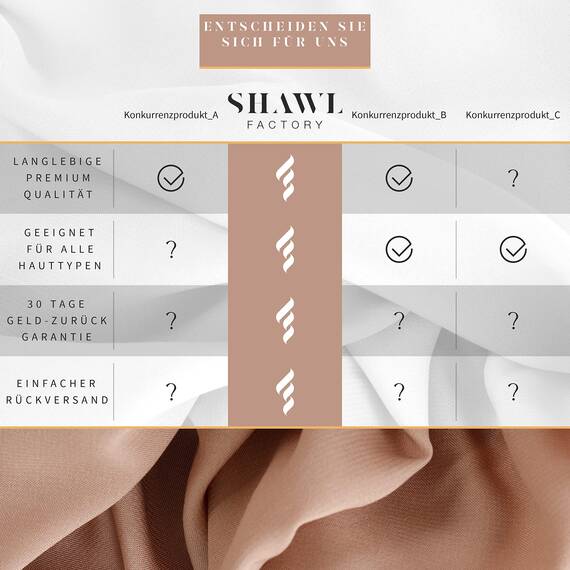 Chiffon Schal Damen Helles Taupe - Seidenweich und Federleicht - Eleganter Halstuch Schal - Polyester Tuch Halstuch Frühling Sommer - Pflegeleichtes Schaltuch - Damenschal Leicht (Helles Taupe)