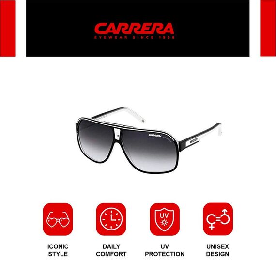 CARRERA Sonnenbrille Grandprix 2T4M90 Sport Sonnenbrille 64, Schwarz