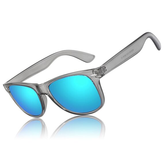 LINVO Sonnenbrille Herren Damen Polarisiert Retro Stil Rechteckig Vintage Klassisch Unisex UV400 Cat 3 CE