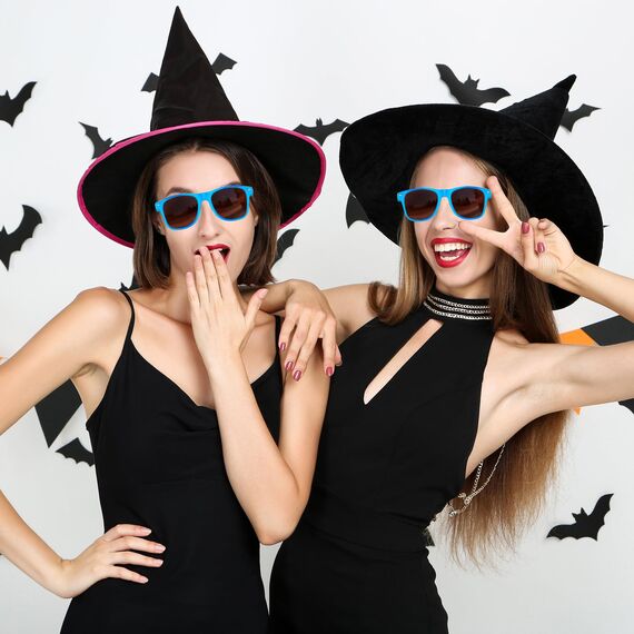 ASTARON Retro Vintage Sonnenbrillen Bulk, 6 Pack polarisiert Günstige Neon Sonnenbrillen Bulk für Frauen und Männer(Himmel Blau)