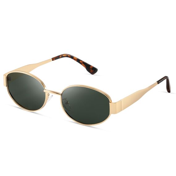 kunchu Sonnenbrille-Damen-Polarisiert-Unisex-Herren-Gold-Metal-Retro-Oval-Trendy-Sonnenbrillen-Vintage-Uv400-Classic-Ultraleicht-Schutz，Geeignet FüR Camping-fotografie-Outdoor-Geschenke für frauen-6