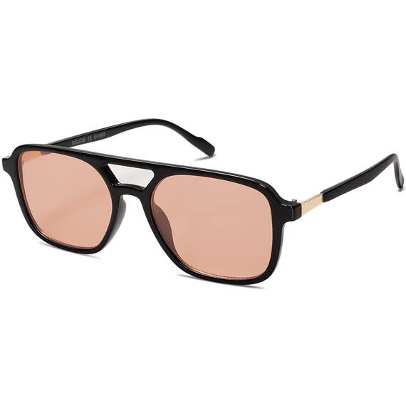 SOJOS Sonnenbrille Damen Herren Retro, Vintage Rechteckig Trendy Damen Herren Sonnenbrillen SJ2202
