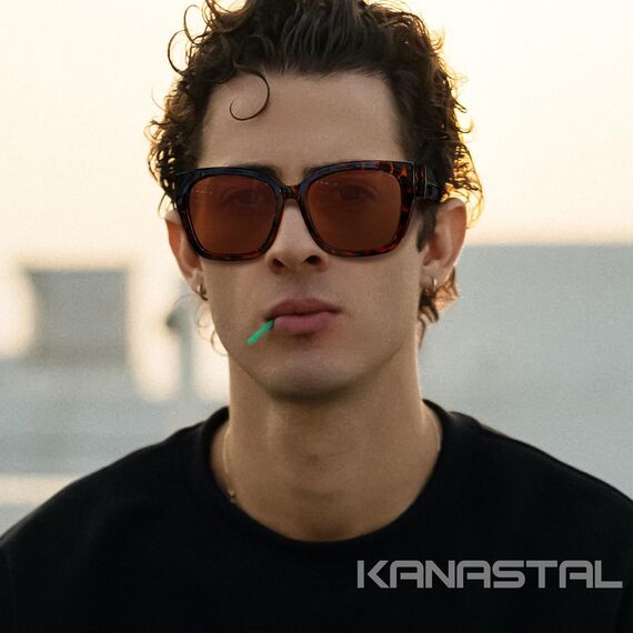 KANASTAL Übergröße Überzieh Sonnenbrille Herren und Damen Polarisiert Überbrille Sonnenbrille für Brillenträger UV400 Sonnenschutz, Leopard Rahmen Braun Gläser