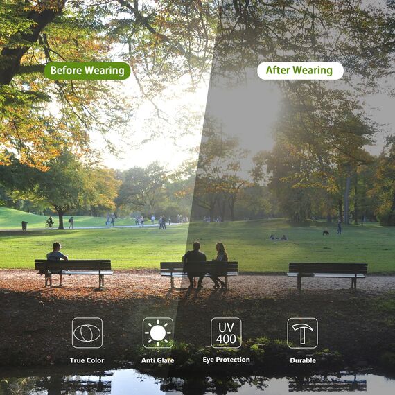 COASION Retro Sonnenbrille für Damen Herren - XL Übergroß 70er Jahre Sonnenbrille UV400 Schutz Trendy Double Brücke Rahmen Brille