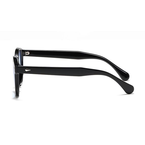 LHSDMOAT Retro Depp-Stil Round Sonnenbrille Herren Damen - Vintage 70er Jahre UV400-Schutz sunglasses für Fahrten, Reisen & Outdoor Aktivitäten