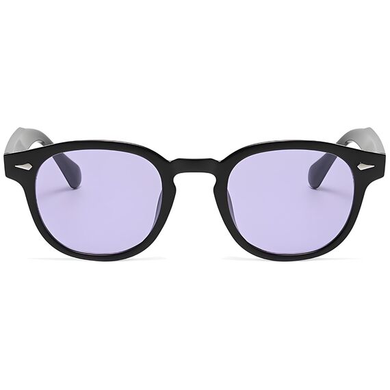 LHSDMOAT Retro Depp-Stil Round Sonnenbrille Herren Damen - Vintage 70er Jahre UV400-Schutz sunglasses für Fahrten, Reisen & Outdoor Aktivitäten