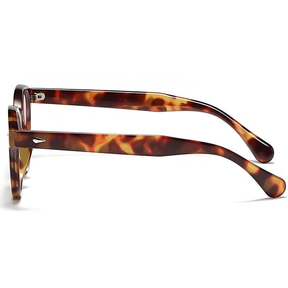 LHSDMOAT Retro Depp-Stil Round Sonnenbrille Herren Damen - Vintage 70er Jahre UV400-Schutz sunglasses für Fahrten, Reisen & Outdoor Aktivitäten