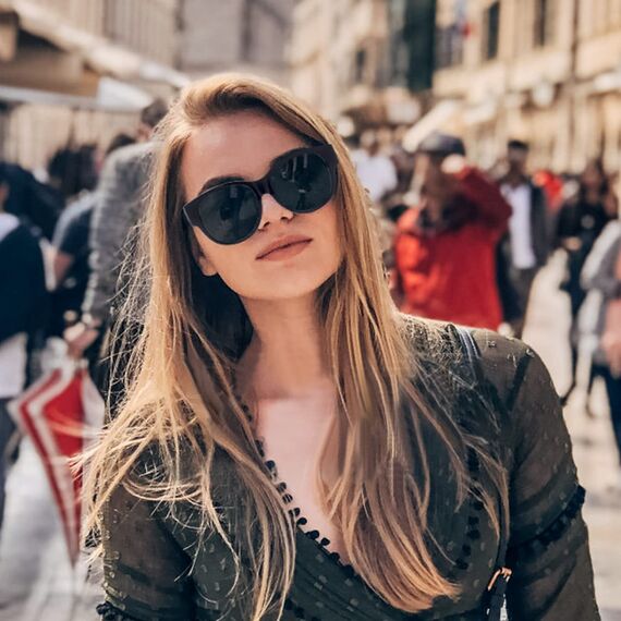 Face Shadow Polarisiert Überzieh Sonnenbrille über Normale Brille Damen UV400 Schutz, Übergroß Überbrille für Brillenträger, Ultra Leicht für Fahren, Radfahren, Sport und Freizeit