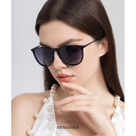 HENGOSEN Sonnenbrille Damen Polarisiert Sunglasses-Woman: Polarisiert Sonnenbrille Damen Retro UV Schutz Vintage Sunglasses
