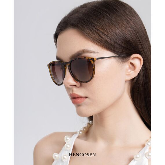 HENGOSEN Sonnenbrille Damen Polarisiert Sunglasses-Woman: Polarisiert Sonnenbrille Damen Retro UV Schutz Vintage Sunglasses