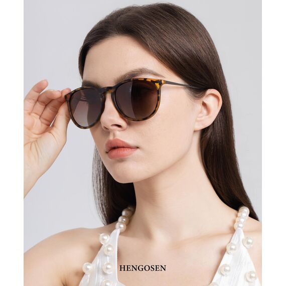 HENGOSEN Sonnenbrille Damen Polarisiert Sunglasses-Woman: Polarisiert Sonnenbrille Damen Retro UV Schutz Vintage Sunglasses
