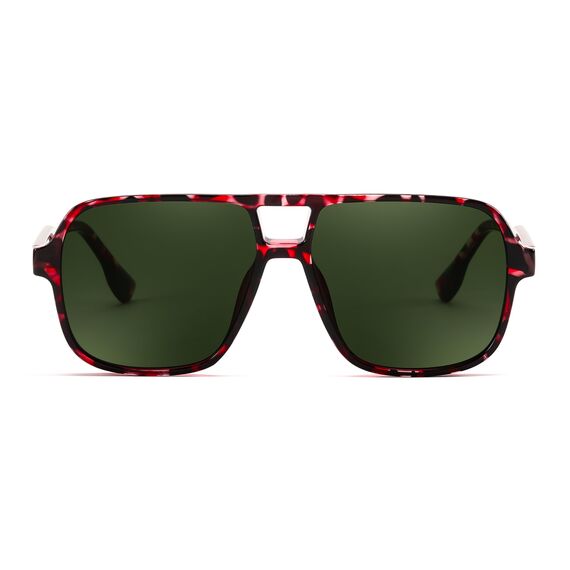 FEISEDY Retro 70er Jahre Sonnenbrille Damen Herren Vintage Square Brille mit UV400 Schutz B4158