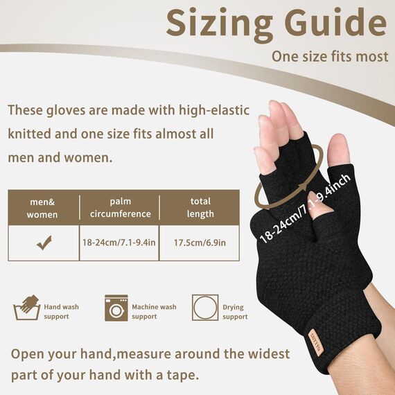 SUTIYO Fingerlose Handschuhe Herren Damen, Kaschmir Strick Handschuhe Warme Ohne Finger, Fingerless Gloves Winterhandschuhe Arbeits Autofahren Radfahren Sport (Schwarz)